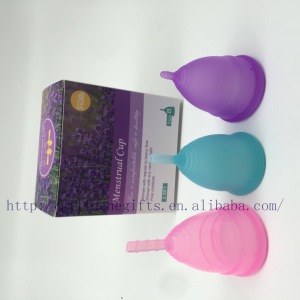 Free Sample Menstrual Cup Medical Grade Soft Silicone Lady Period Hygiene Reusable Cups