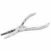 Hair extension two hole pliers with needle micro link ring bead