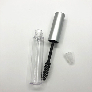 Hot selling empty clear 10ml mascara tube with gold white black cap
