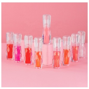 hot selling new design lip gloss tube private label diamond shape lip gloss