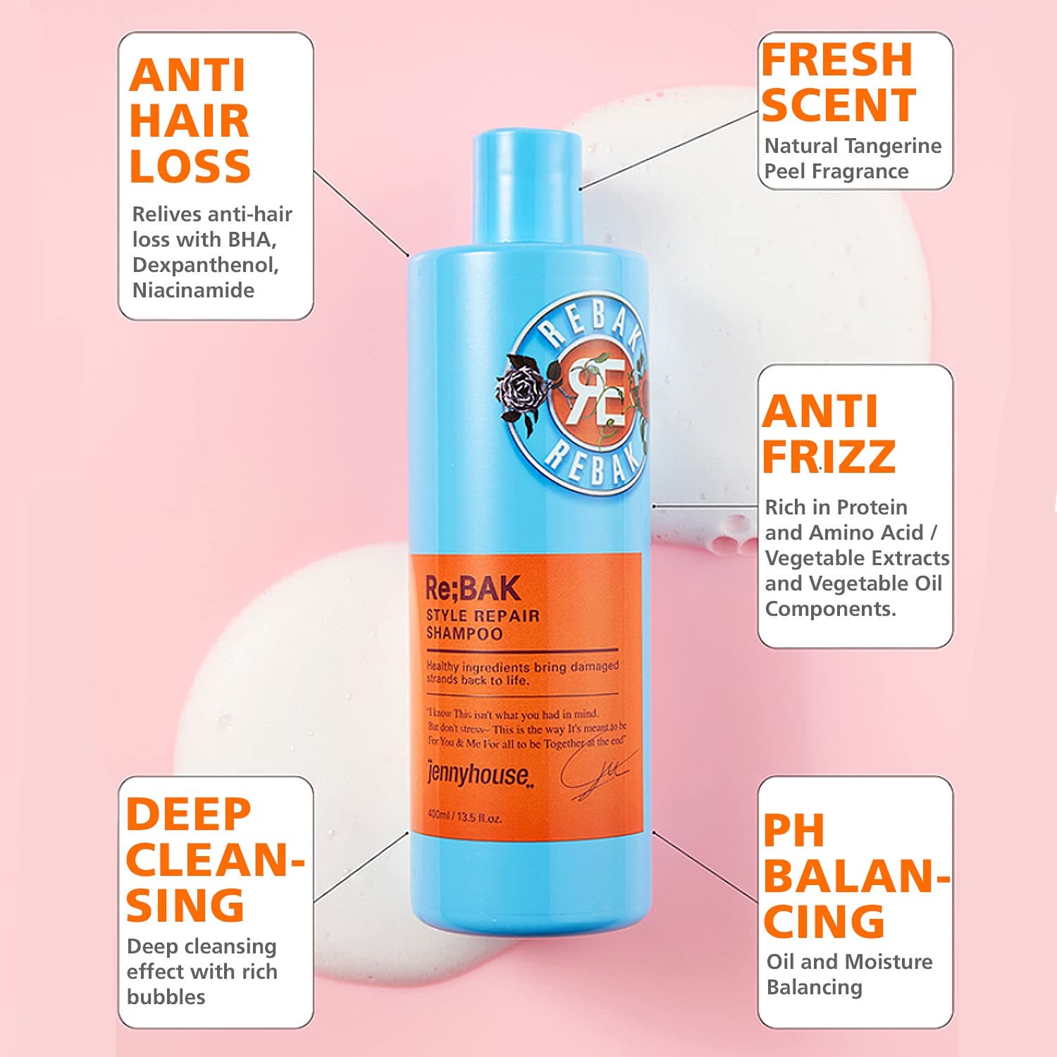 JENNY HOUSE REBAK STYLE REPAIR SHAMPOO