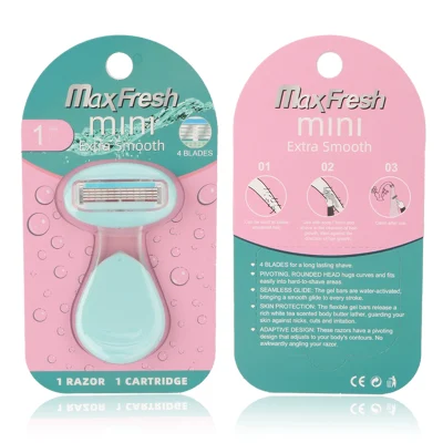 Lady Shaving Razor Pink or Green Fashion Woman Razor in 2021