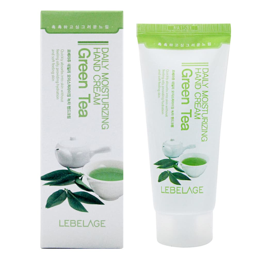 LEBELAGE DAILY MOISTURIZING GREEN TEA HAND CREAM