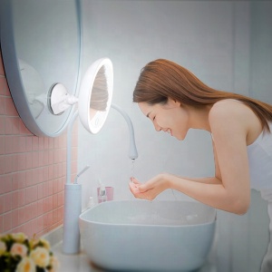 Led Mirror,Lighted Makeup Mirror Bathroom Wall Kaiwen Cosmetic Mirror