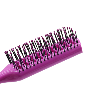 Low Price Salon Tools Plastic Ribs Comb Curling Hair Comb Hairdressing Creative Hair Brush Hair Extension Brush