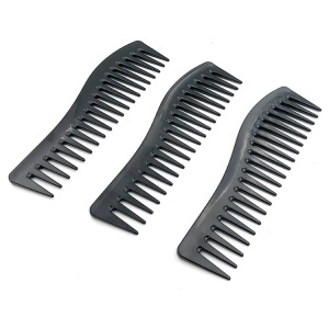 Machining Mold Injection Molding Printing Custom Plastic Hair Comb salon cutting comb