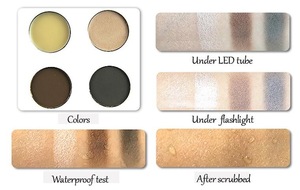 Makeup gift set best selling eyebrow powder kit with mirror