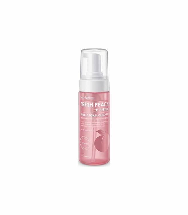 MEDIFORDEAR BUBBLE FOAMING CLEANSER [PEACH + PEPETIDE]