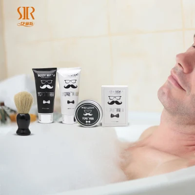 Men&prime;s Series PVC Window Box Shower Gel Body Lotion Shaving Cream Massage Soap