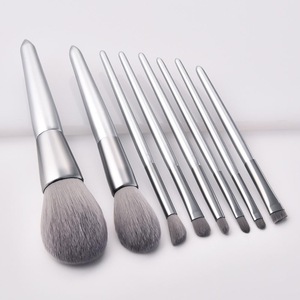 Micro Fiber Soft Makeup Brushes Professional Powder Eyeshadow Eyebrow Cosmetics Makeup Applicator Your Own Brand Name