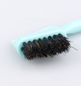 Mini Soft Bristle Doublesid Hair  Brush Eyebrow Brush