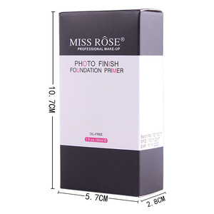 MISS ROSE Brand Smoothing Transparent Face Primer Base Moisturizer Pore Foundation Primer Gel Band Facial Beauty Makeup Primer