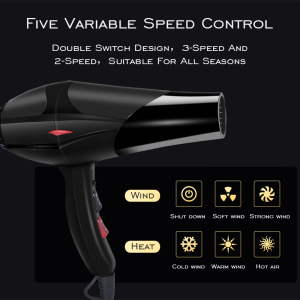 Multi Functional Powerful Hair Dryer Hot Cold Ion Hair Dryer Salon Family And Hotel Universal