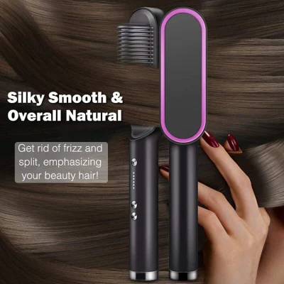 Multifunctional Hair Brush Curling Iron