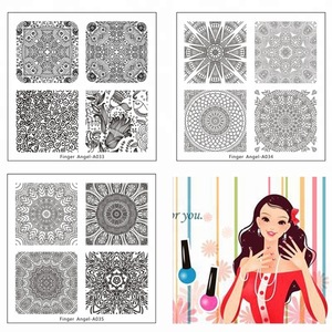 New 15 Different Designs Fashion Nail Art Plates Manicure Template DIY Nail Products