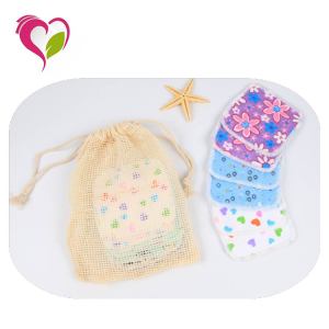 New Arrivals Bamboo Cotton Face Pads With Laundry Bag Makeup Remover Pad Reusable