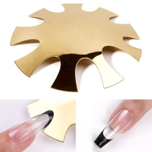 New French Acrylic Tips Line Edge Shape Trimmer Nails Accesories Art Tools Deep Mold Smile Line Cutter