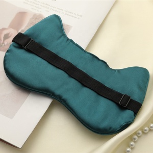 New Product Hot Cold Gel Ice Pack Embroidery Fox USB Electric Heated Silk Satin Eye Mask