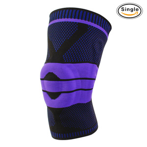 New professional 7mm silica gel anti slip elbow &amp; knee pads knee bandage  support sleeve for sports safety