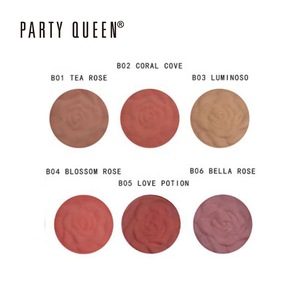 PARTYQUEEN 3D Powder Blush Makeup Blush Pigment Blush OEM&ODM .Private Labelling