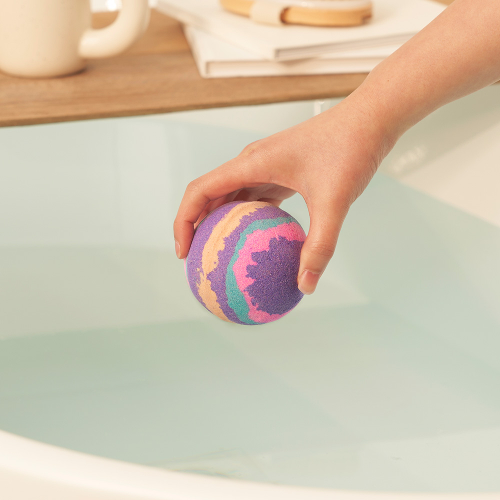 (PLU) Bubble Bath Bomb Moon Light Peach 200g
