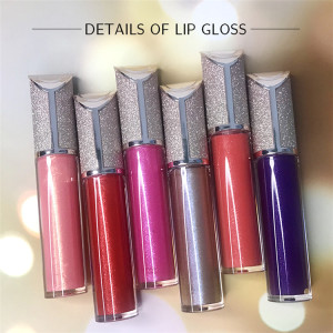 Private label low moq Cheap natural moisturizer matte lip stick vegan make-up lip waterproof diamond glitter lipsticks