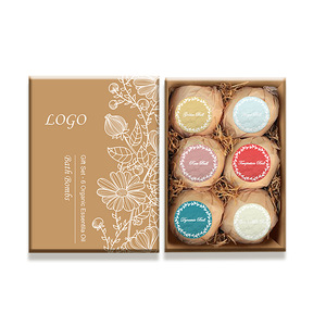 Private Label Natural Ingredients Bath Bombs Gift Set Bubble Bath 6pcs/set Manufacturer Supply