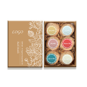 Private Label Natural Ingredients Bath Bombs Gift Set Bubble Bath 6pcs/set Manufacturer Supply