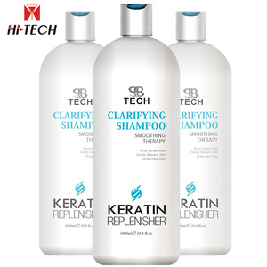 Private label wholesale professional Brazilian clarifying deep cleaning complex smoothing bio keratin hair shampoo