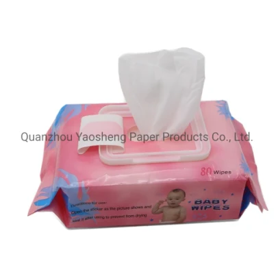 Private Logo Biodegradable Material Organic Baby Wet Wipes Organic Cleaning Wipe