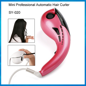 Professional mini magic hair curler automatic red color