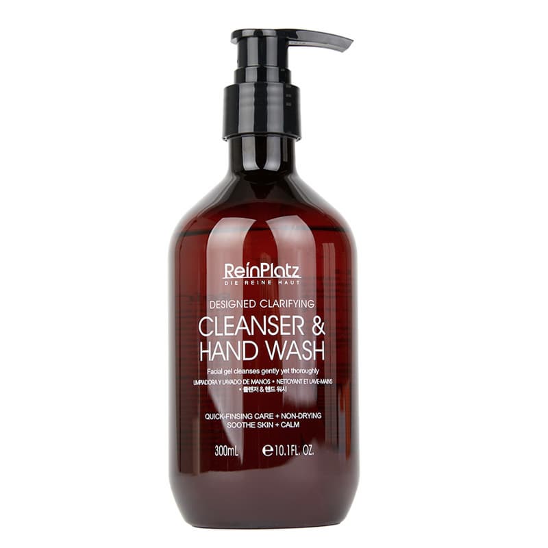 Reinplatz Design Clarifying Cleansing Gel &amp; Hand Wash, Fresh Facial Cleanser, Gel Foaming, Hand soap