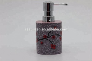 Resin Polyresin Plum Blossom Hotel Bath Set Bathroom Accessories set