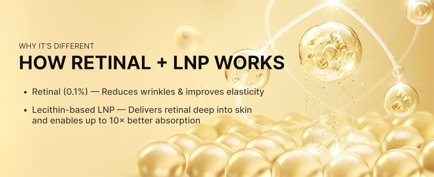 Retinal 0.1% Anti-Wrinkle LNP Cream