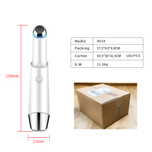 RTS Korea  Portable ion Induction remove dark eye Wrinkle Remover Heating Eye Massager