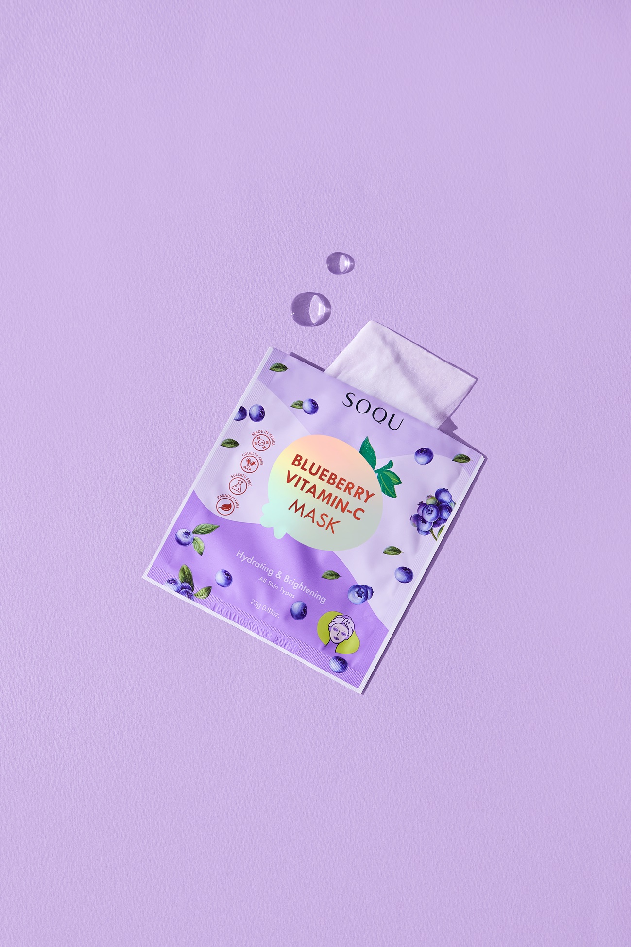 SOQU BLUEBERRY VITAMIN C Lines(Cream, Serum, Mask)