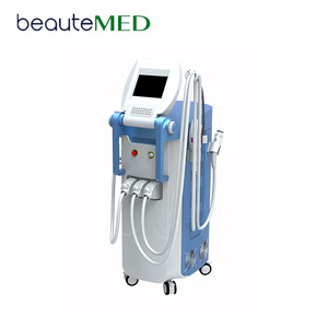 Spa shr ipl e light ipl rf beauty equipment hair removal rf + nd yag laser multifunction machine