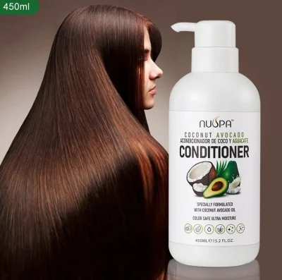 Sulfate Free Hair Care Products Organic Coconut Avocado Shampoo and Conditioner