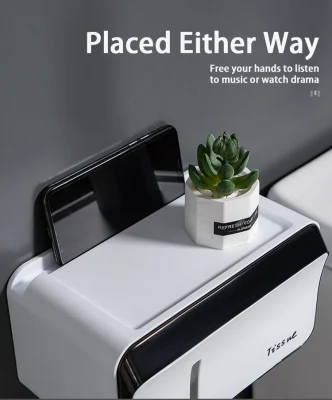 Versatile Bathroom Durable Waterproof Thickened Tissue Storage Box