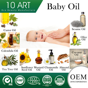 Vitamin E organic coconut oil moisturizing baby oil