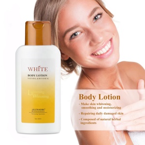 Wholesale Black Body Whitening Bleech Creame Lighting Body Lotion Orangic