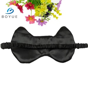 wholesale black night  travel plush eye mask