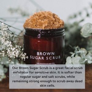 Wholesale OEM/ODM Brown Sugar Scrub Exfoliating Body Scrub Smooth Skin 100% Pure Moisturizing Skin Organic black sugar scrub