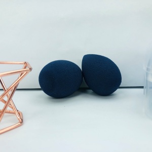 Wholesale Private Label Cosmetic  Best Two Side Cut Puff Makeup Puff Sponge