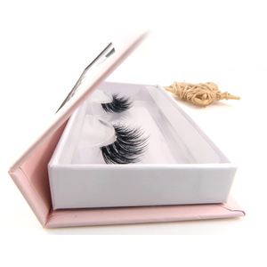 Worldbeauty wholesale private label eyelashes clear band Korean silk PBT fiber 3D faux mink lashes