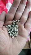 Hair Extentions Micro Rings Links Beads,Silicone Lined Beads for Human Hair Extensions Tool