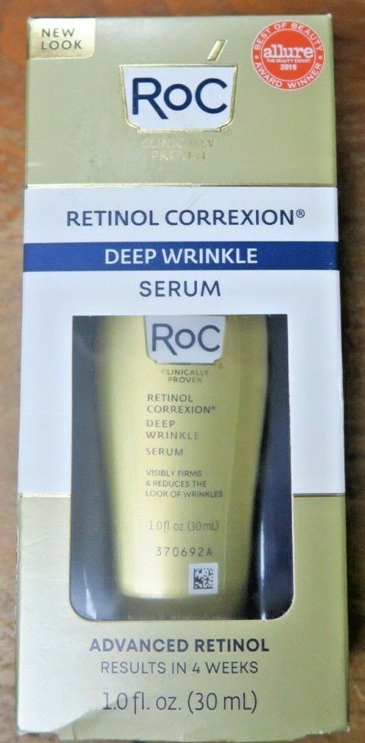 Roc Retinol Correxion Deep Wrinkle Serum 1.0 Oz. NEW IN SEALED BOX