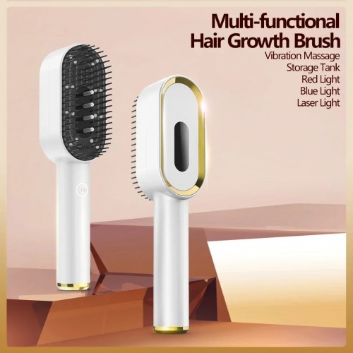 LED Red Light Therapy Hair Growth Comb 3-in-1 Laser Scalp Massager Anti-Hair Loss Treatment with Blue Light