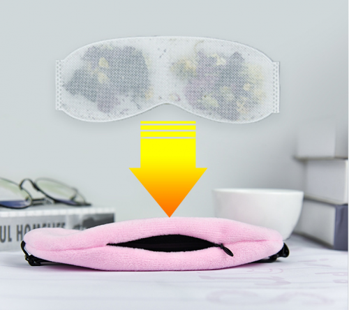 USB heated eye mask eyeshade far Infrared heated eye mask for sleep heating therapy to nourish eye skin relieving fatigue