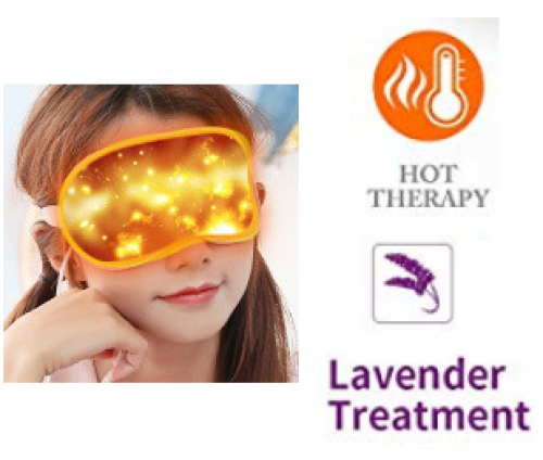 USB heated eye mask eyeshade far Infrared heated eye mask for sleep heating therapy to nourish eye skin relieving fatigue